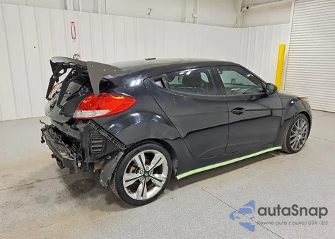 2016 Hyundai Veloster z USA, uszkodzony, nr VIN KMHTC6AD7GU299736